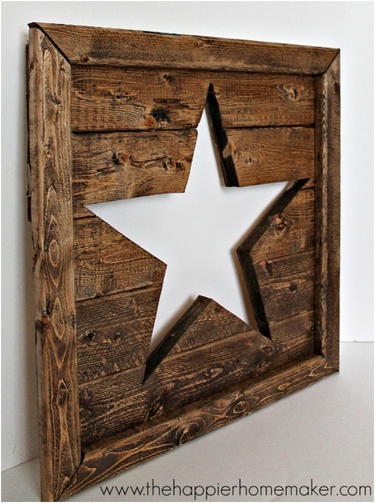 Cut-Out-Wood-Star-Art