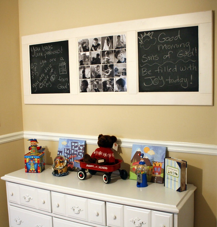 DIY-Chalkboard-Collage-Door