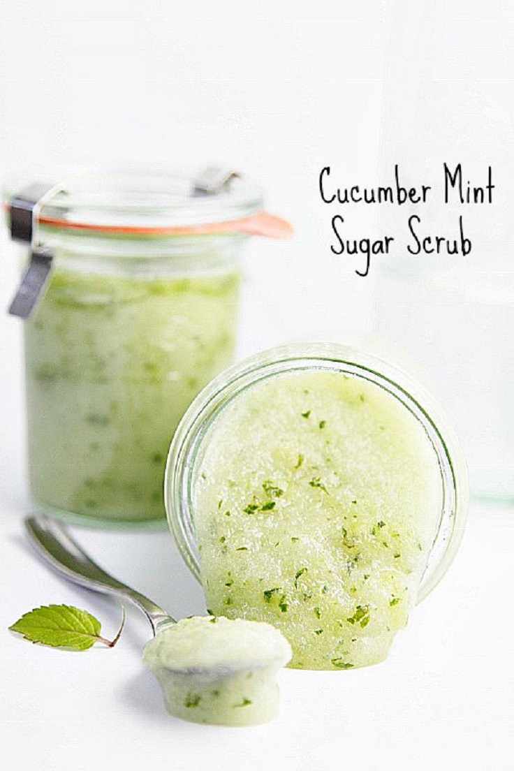 DIY-Cucumber-Mint-Sugar-Scrub