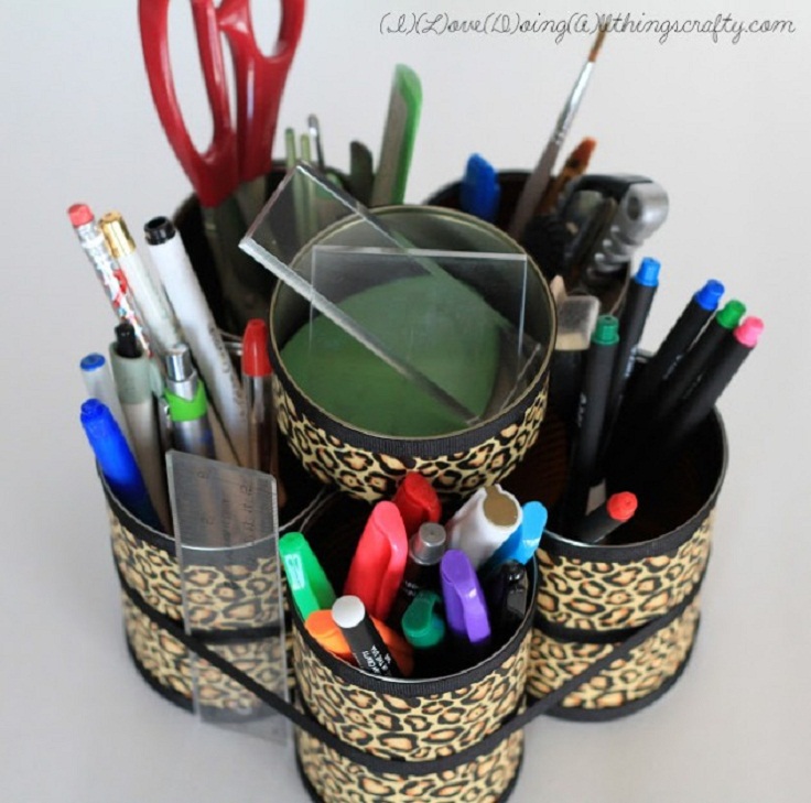 DIY-Stationary-desktop-organizer