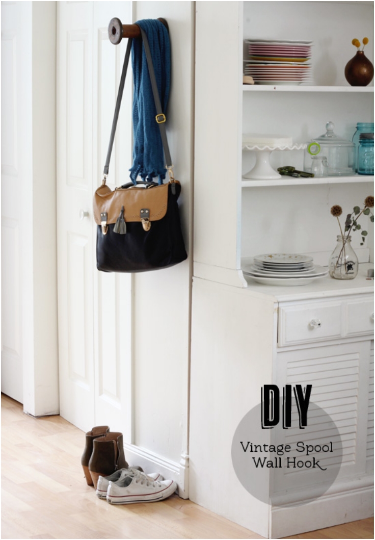 DIY-Vintage-Spool-Wall-Hook DIY-Vintage-Spool-Wall-Hook