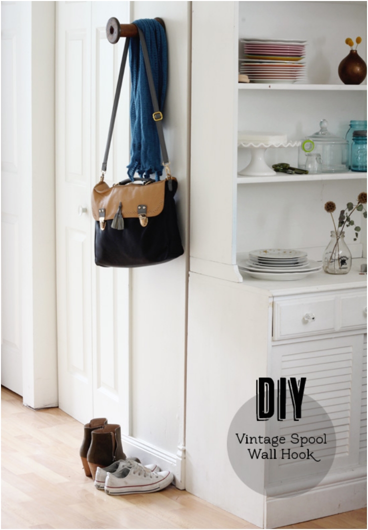 DIY-Vintage-Spool-Wall-Hook