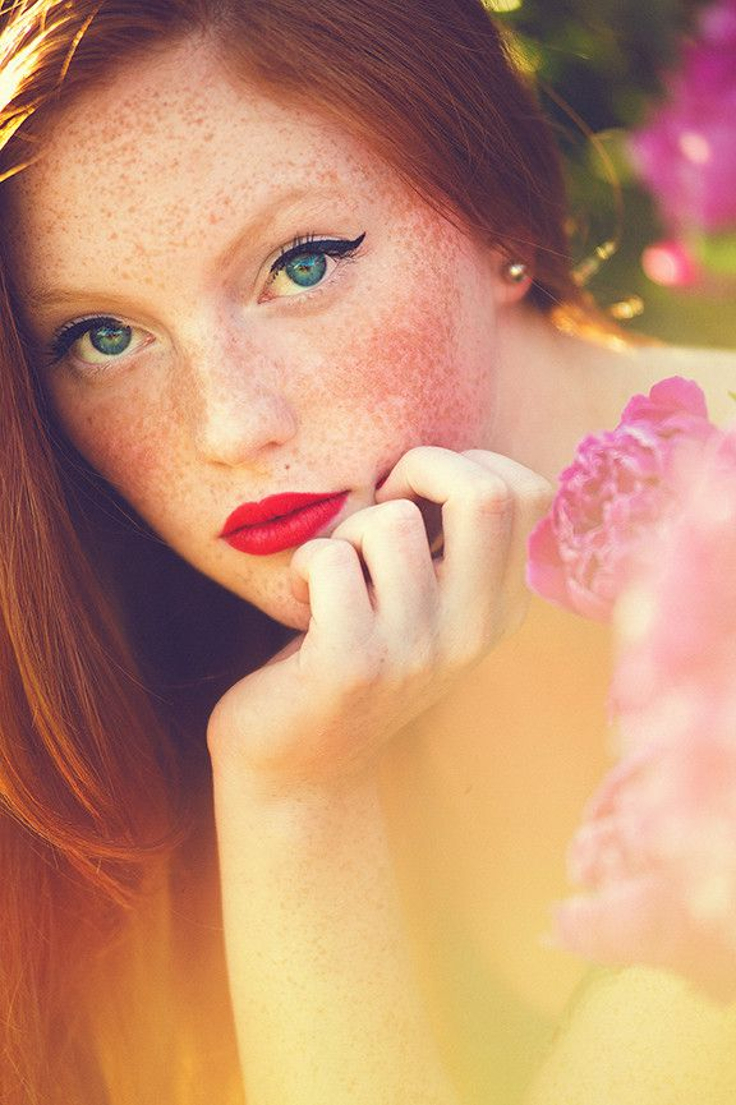 Sexy Freckled Redhead