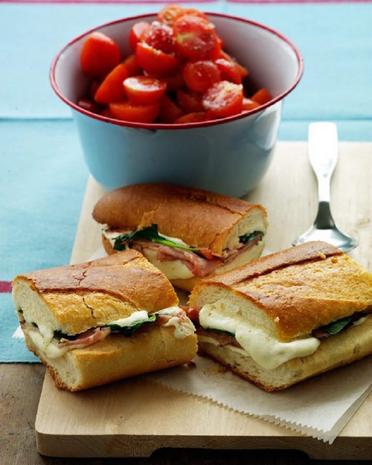 Mozzarella-and-Ham-Panini