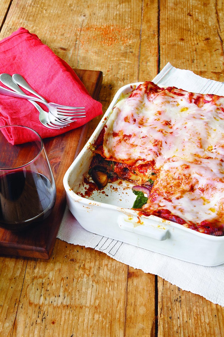 Mushroom-and-Spinach-Lasagna