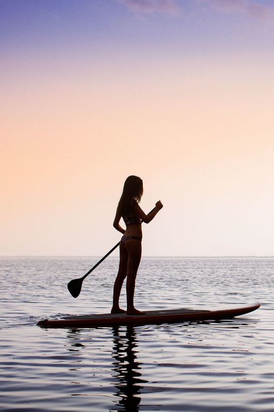 Paddle-Boarding-Sunset