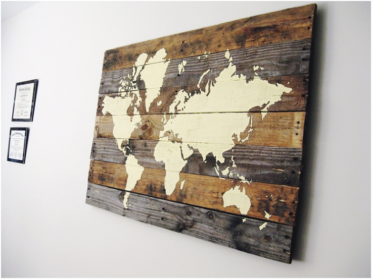 Pallet-Board-World-Map