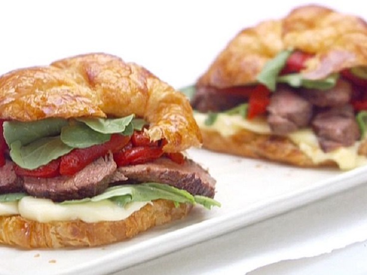 Parisian-Steak-and-Cheese-Croissant-Sandwiches