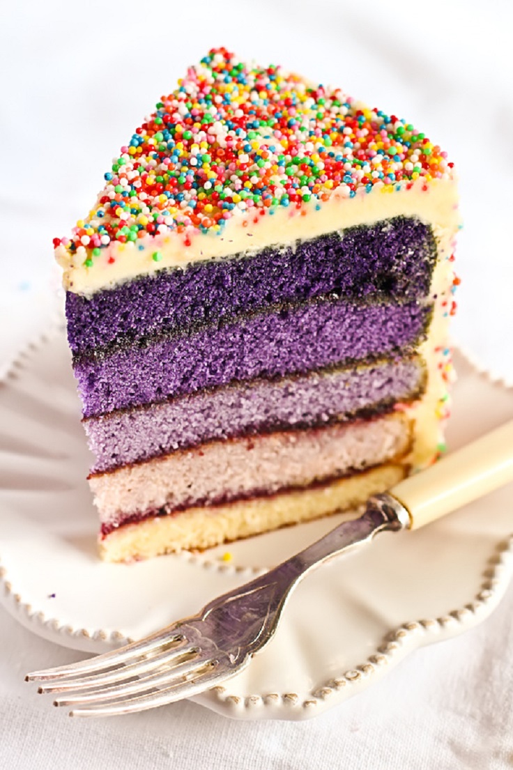 Purple-Ombre-Sprinkles-Cake