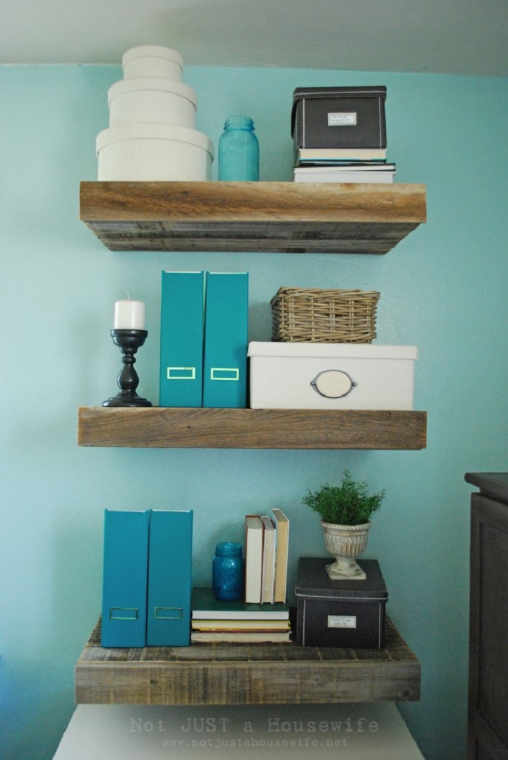 Reclaimed-Wood-Floating-Shelves