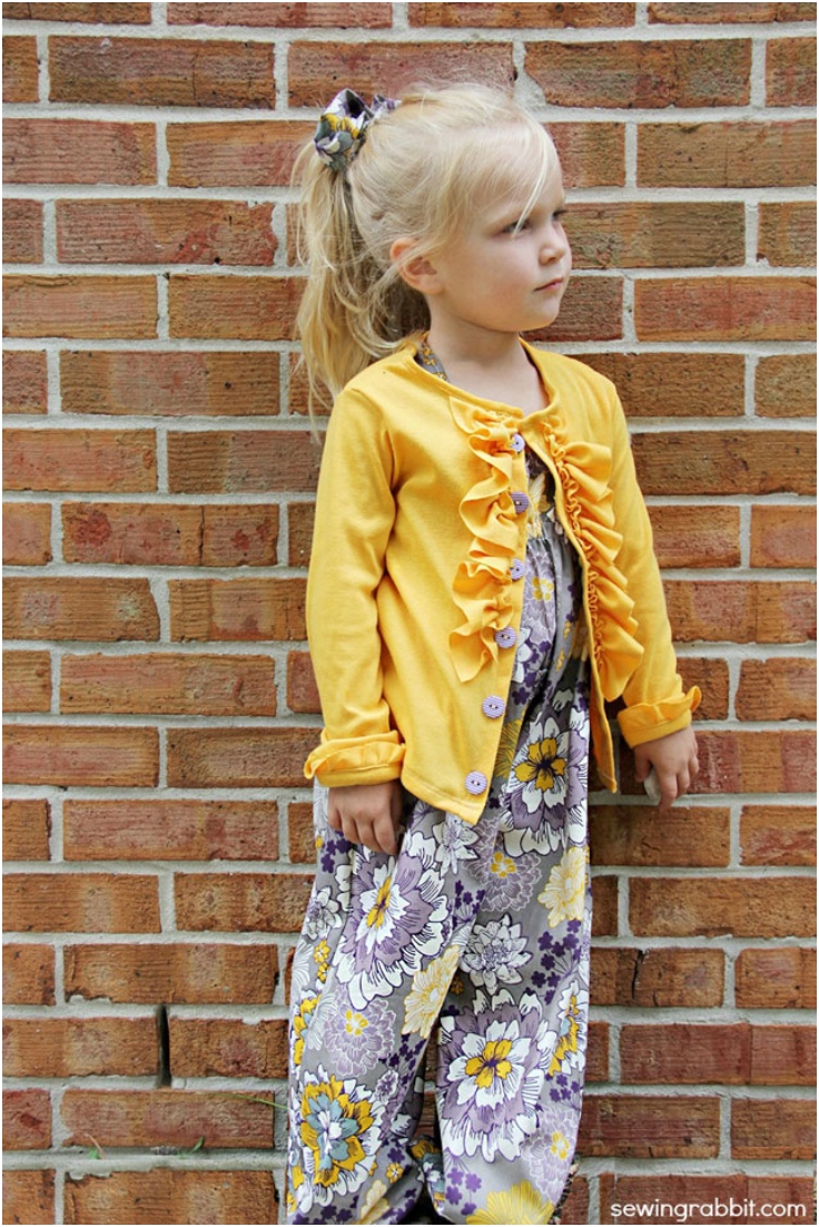 Ruffled-Cardigan Ruffled-Cardigan