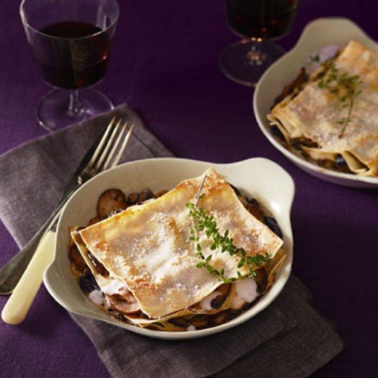 Savory-Vegetarian-Mushroom-Lasagna