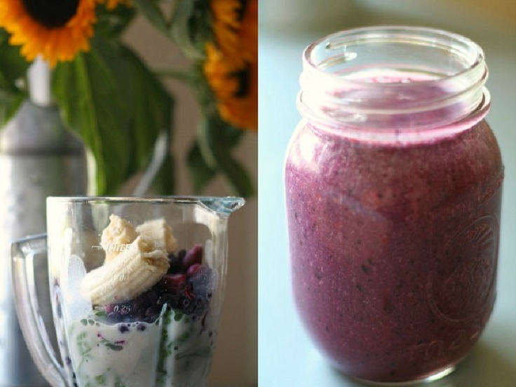 Spinach-Cherry-Berry-Smoothies