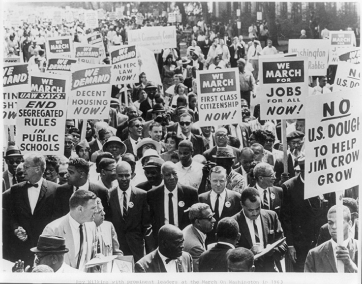 The-March-on-Washington-held-August-28-is-the-largest-civil-rights-demonstration-in-history-with-nearly-250000-people-in-attendance.