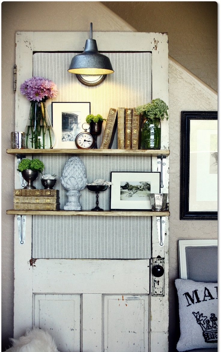 Vintage-Door-Shelves