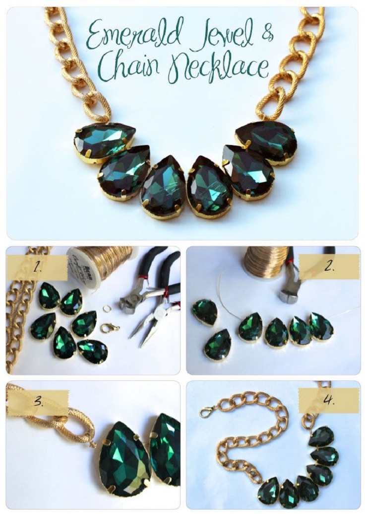 emerald-jewel-chain-necklace