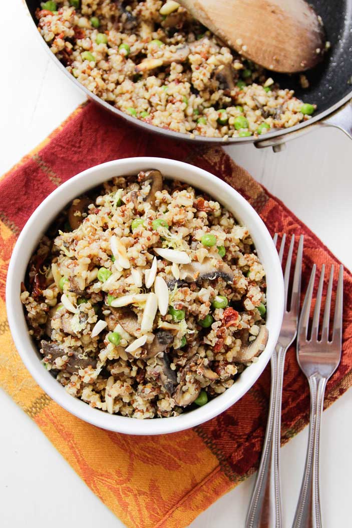 mushroom-quinoa-pilaf-