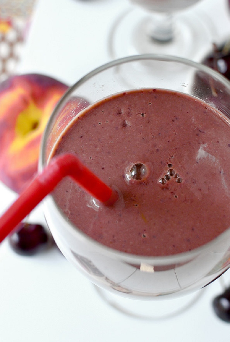 peach-cherry-smoothie