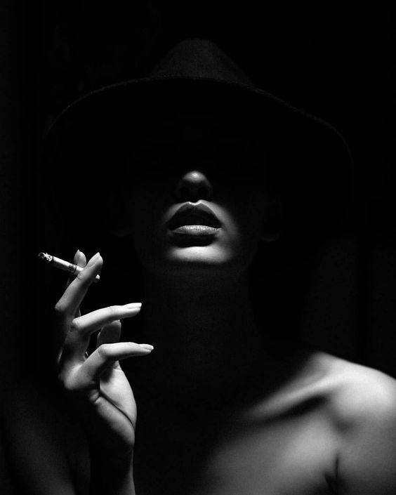 smoke-black-and-white-photo-