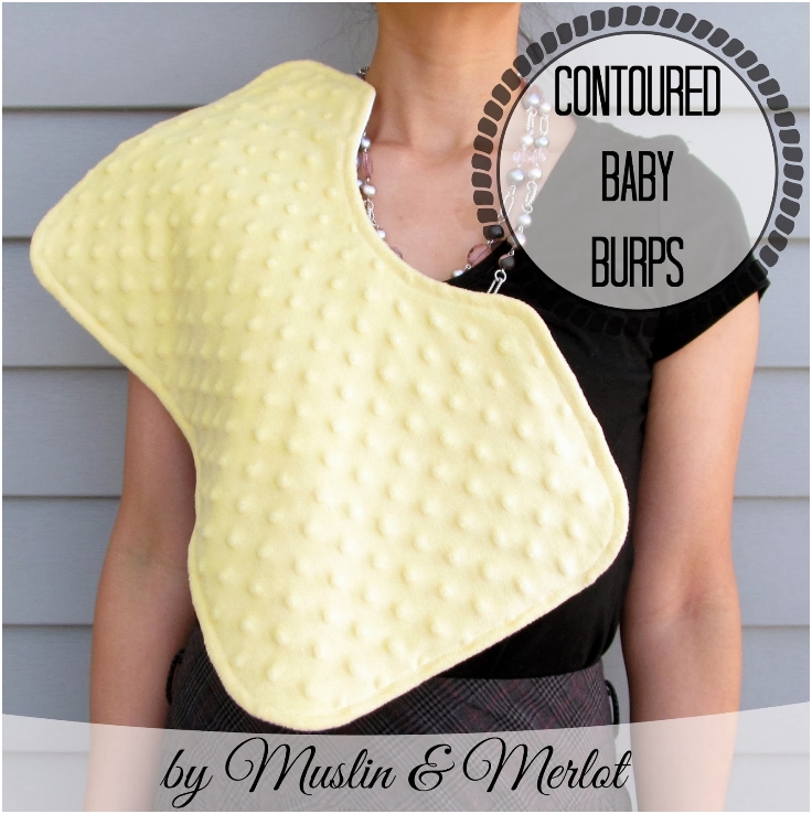 Contoured-Burp-Cloth