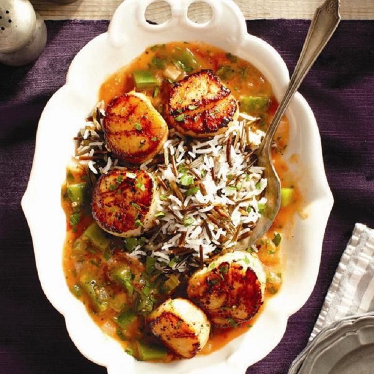 Creole-Scallops