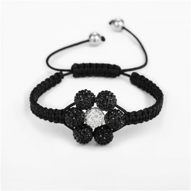 Flower-Shamballa-Bracelet