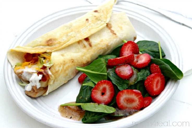 Grilled-Chicken-Ranch-Wrap