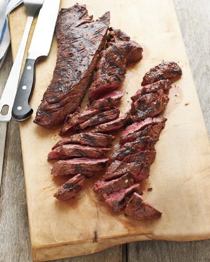 Grilled-Marinated-Hanger-Steak