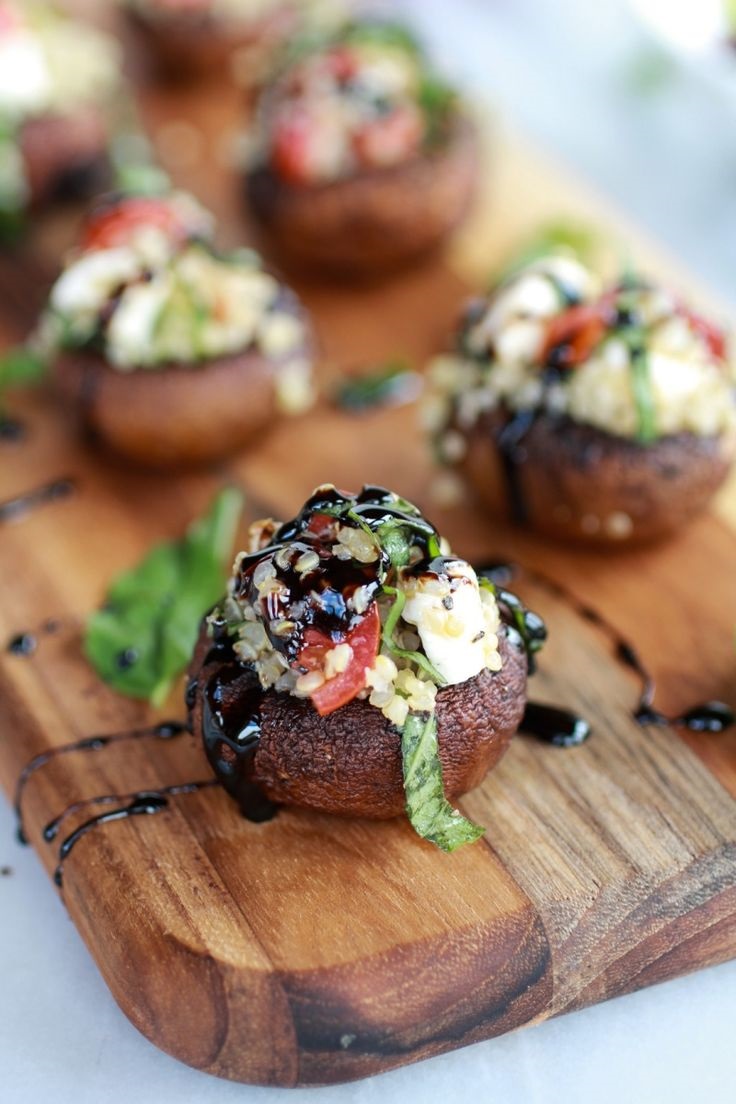 Grilled-Stuffed-Mushrooms-with-Balsamic-Glaze