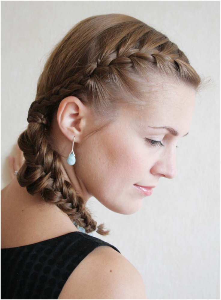 How-to-combine-a-French-braid-and-a-Fishtail-braid