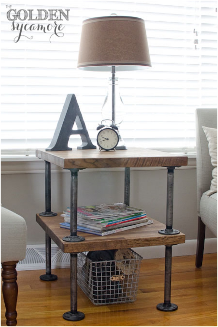 Knock-Off-Industrial-Side-Table