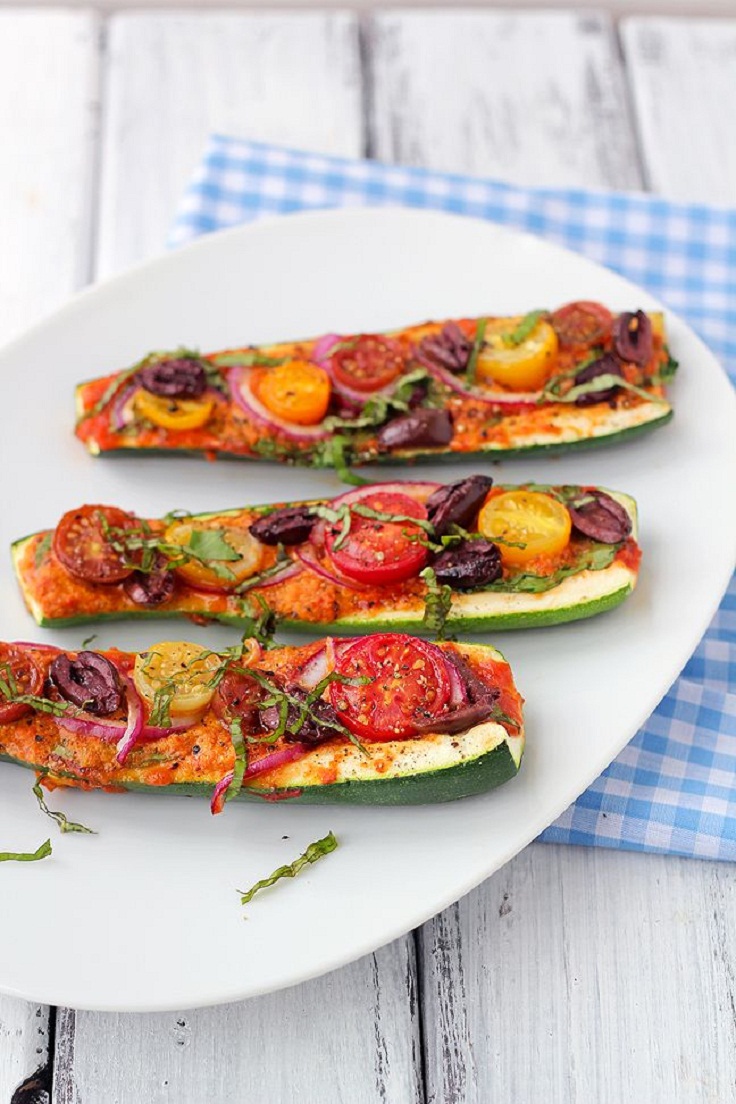 Zucchini-Pizza-Boats