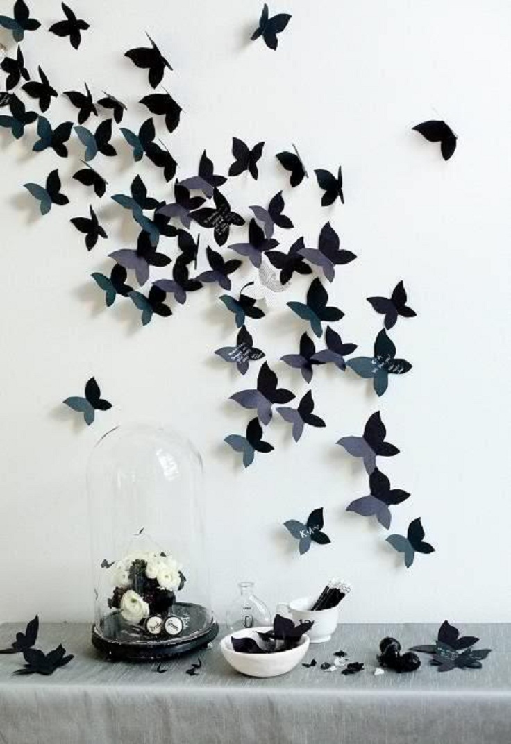 DIY-Decor-Your-Wall-With-Cute-Butterflies