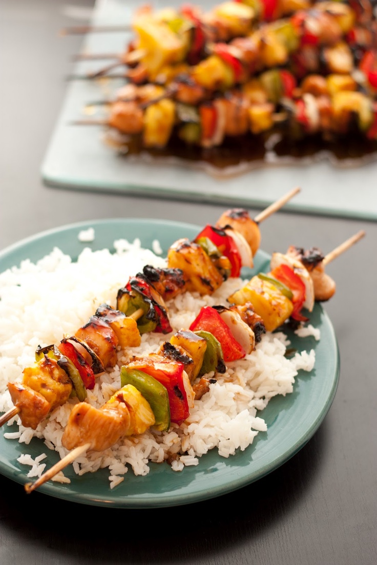 Grilled-Chicken-Teriyaki-Kebabs