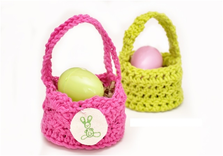 Mini-Crochet-Easter-Baskets