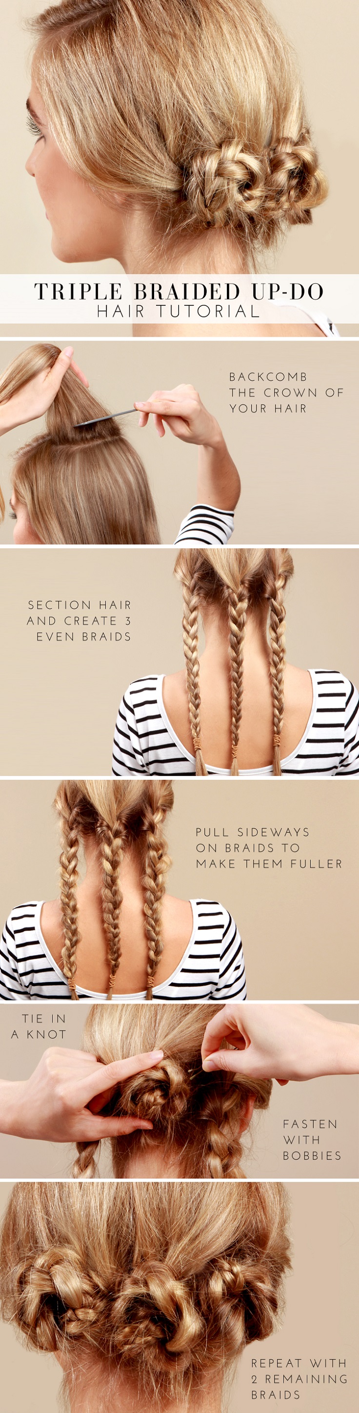 Triple-Braided-Bun-Tutorial