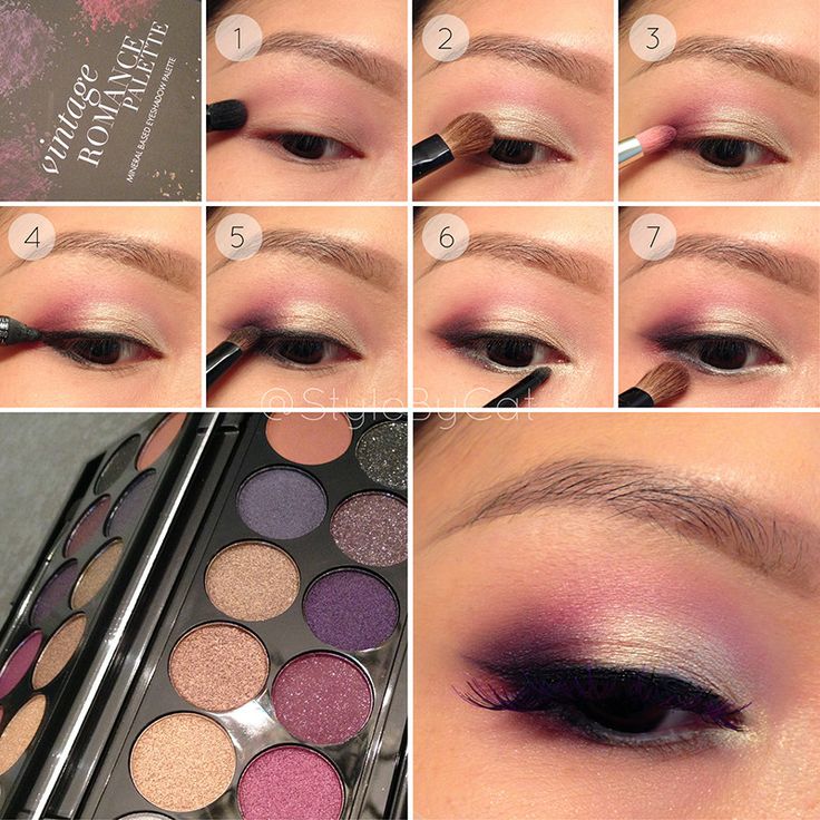 White-Gold-and-Wine-Eye-Makeup-Tutorial