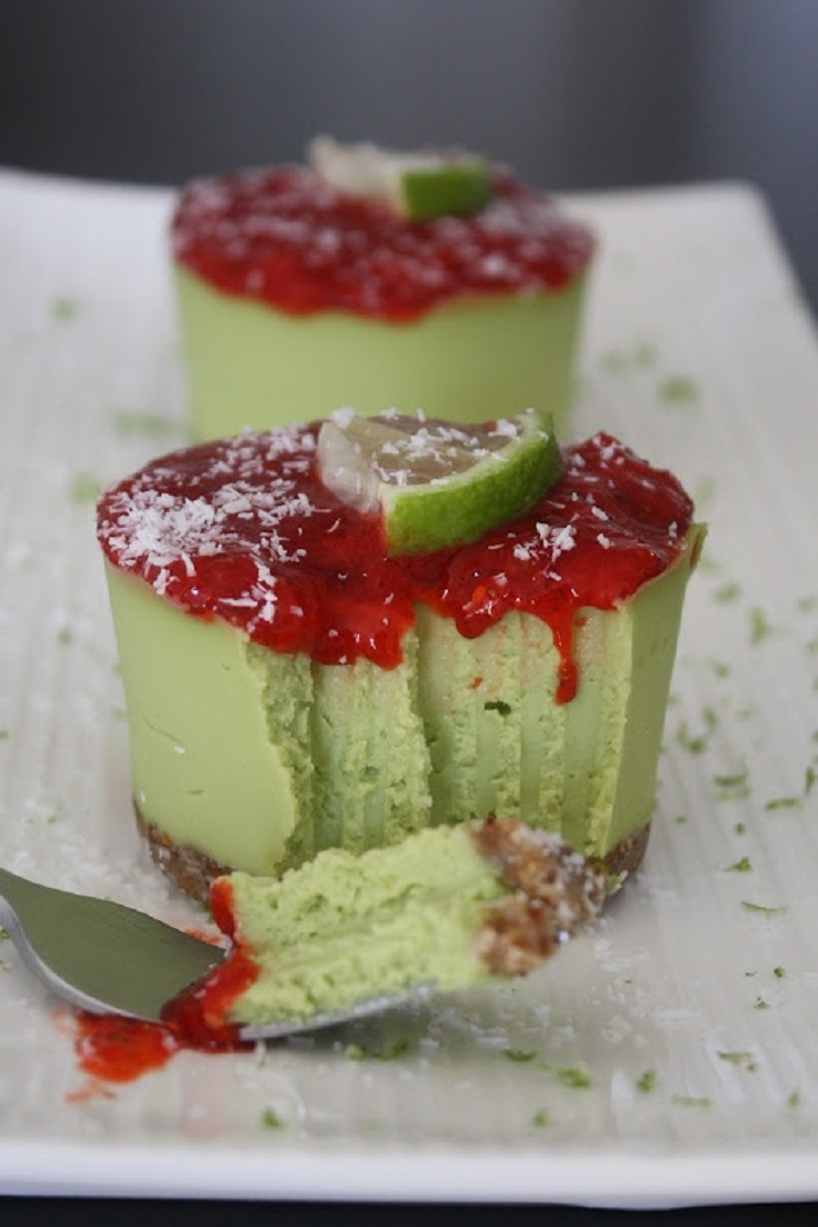 Avocado-Lime-Cheesecake