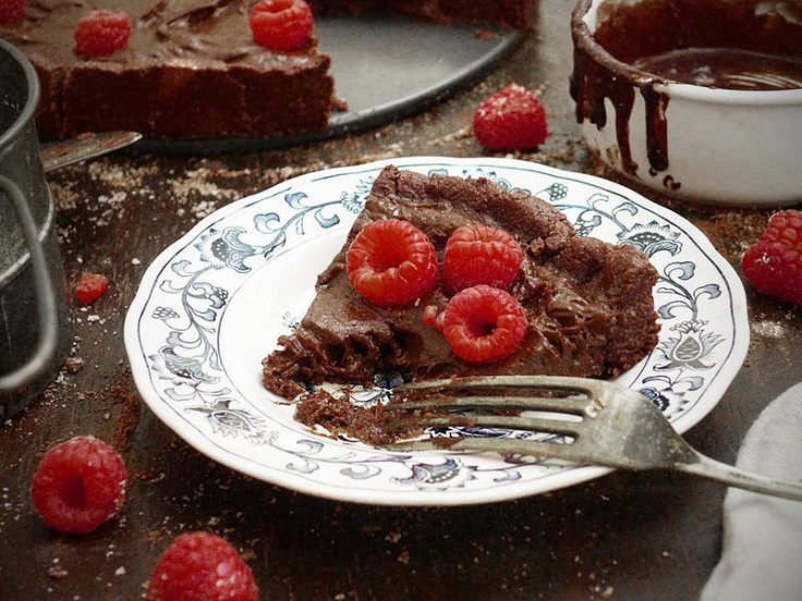 Chocolate-Raspberry-Tart