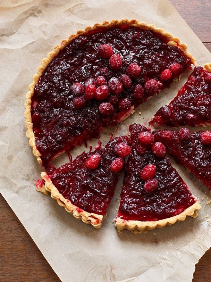 Cranberry-tart