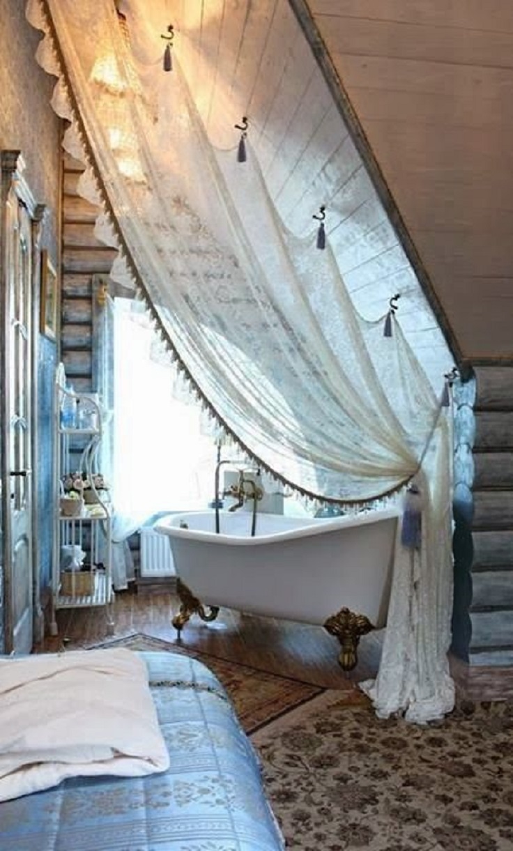 Top 10 Ways to Include Curtains in Your Bathroom Decor | Top Inspired