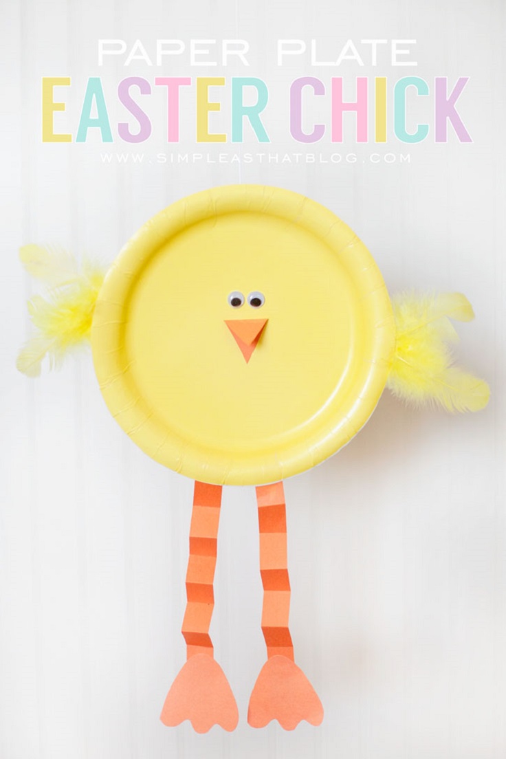 Paper-Plate-Easter-Chick