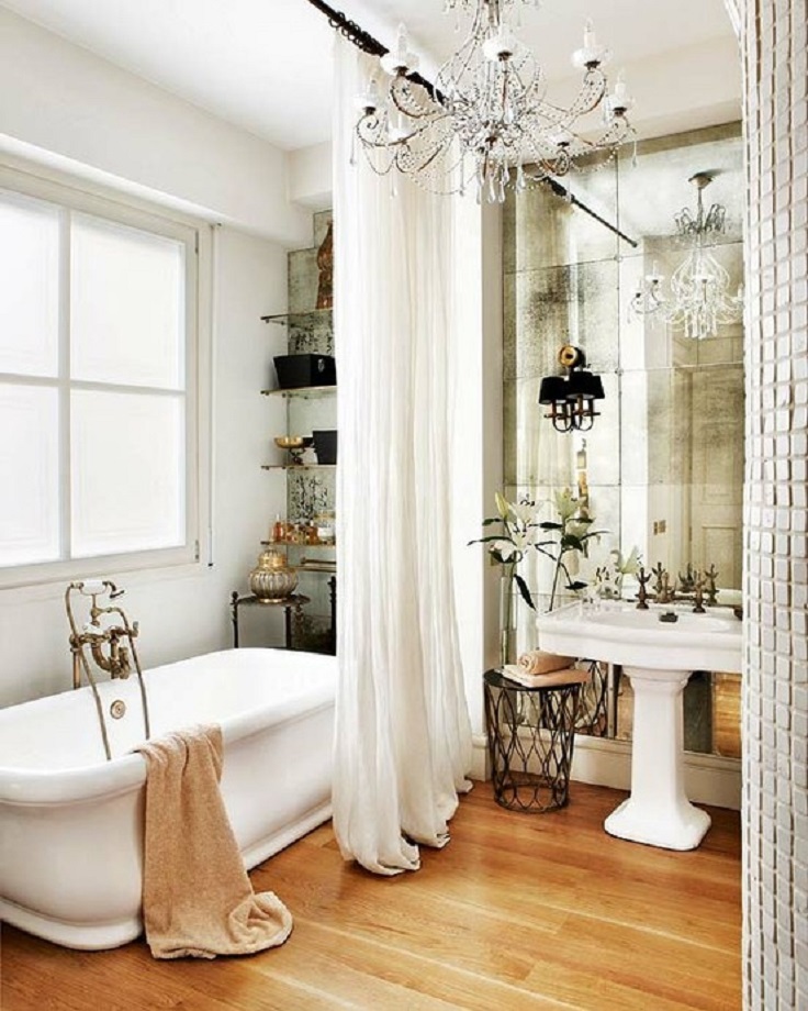 White-Clear-Curtain-for-an-Elegant-Touch-in-Bathroom