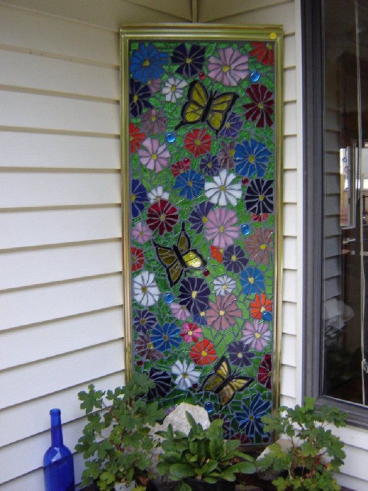 old-shower-door-as-a-garden-decor