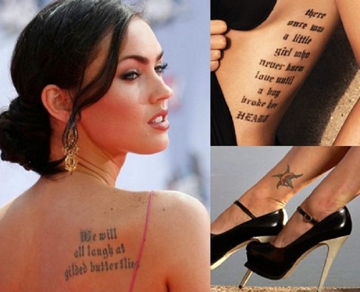 Top 10 Female Celebrity Tattoos - Top Inspired