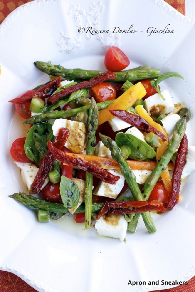 Mozzarella-Peppers-Asparagus-Summer-Salad