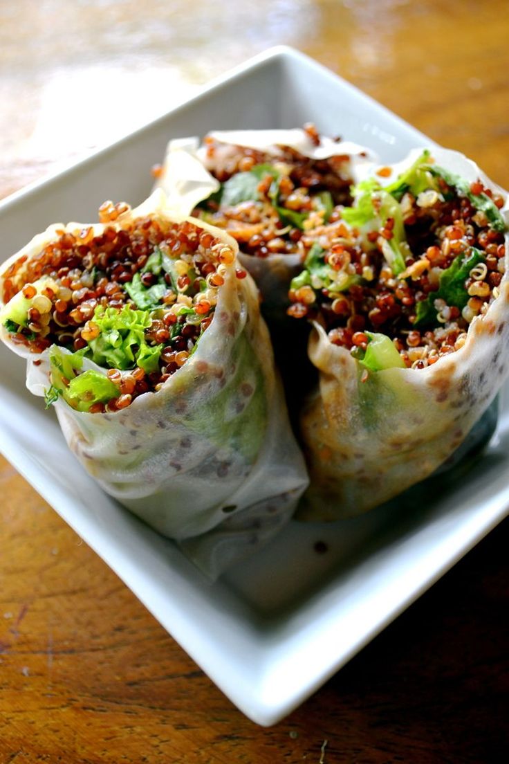 Sesame-Quinoa-Spring-Rolls Sesame-Quinoa-Spring-Rolls
