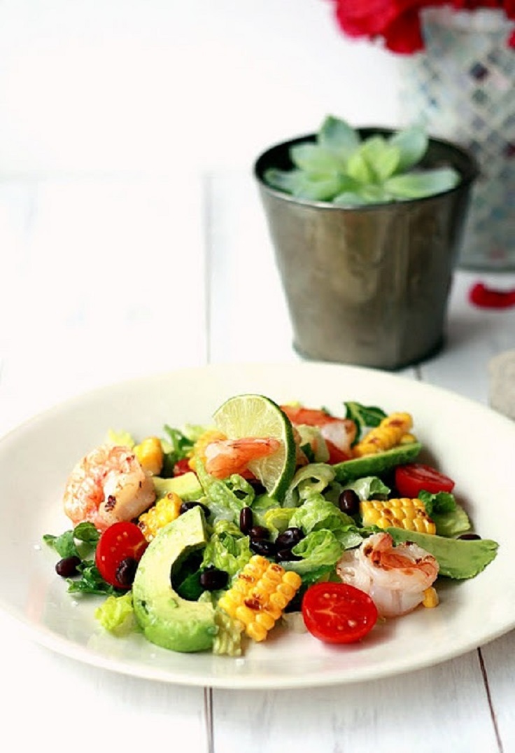 Shrimp-Avocado-Corn-Salad