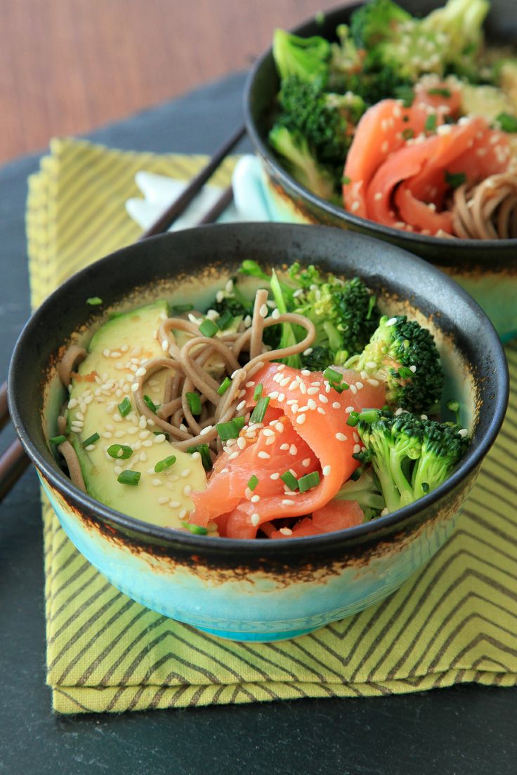 Smoked-salmon-soba-bowl