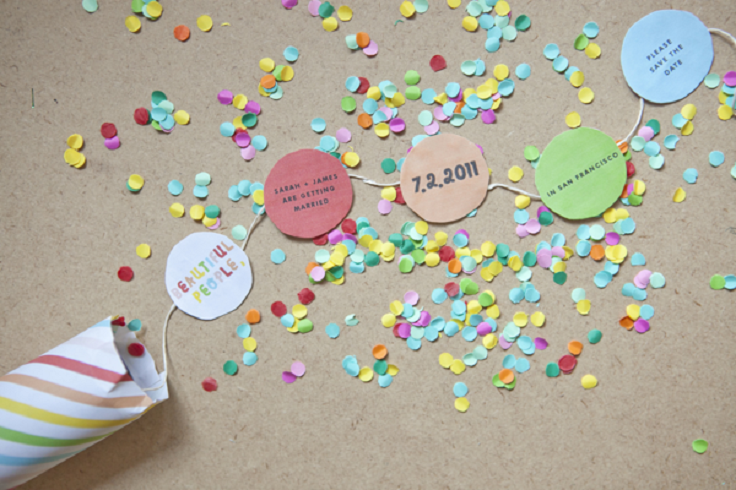 Confetti-Invitations